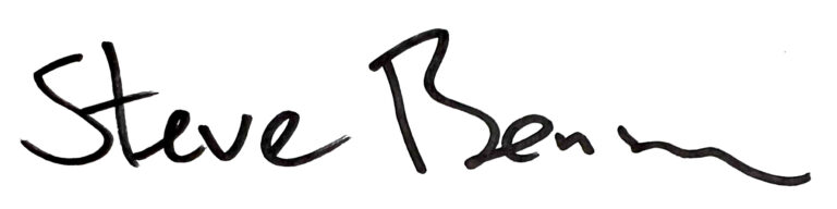 Steve Benson's signature