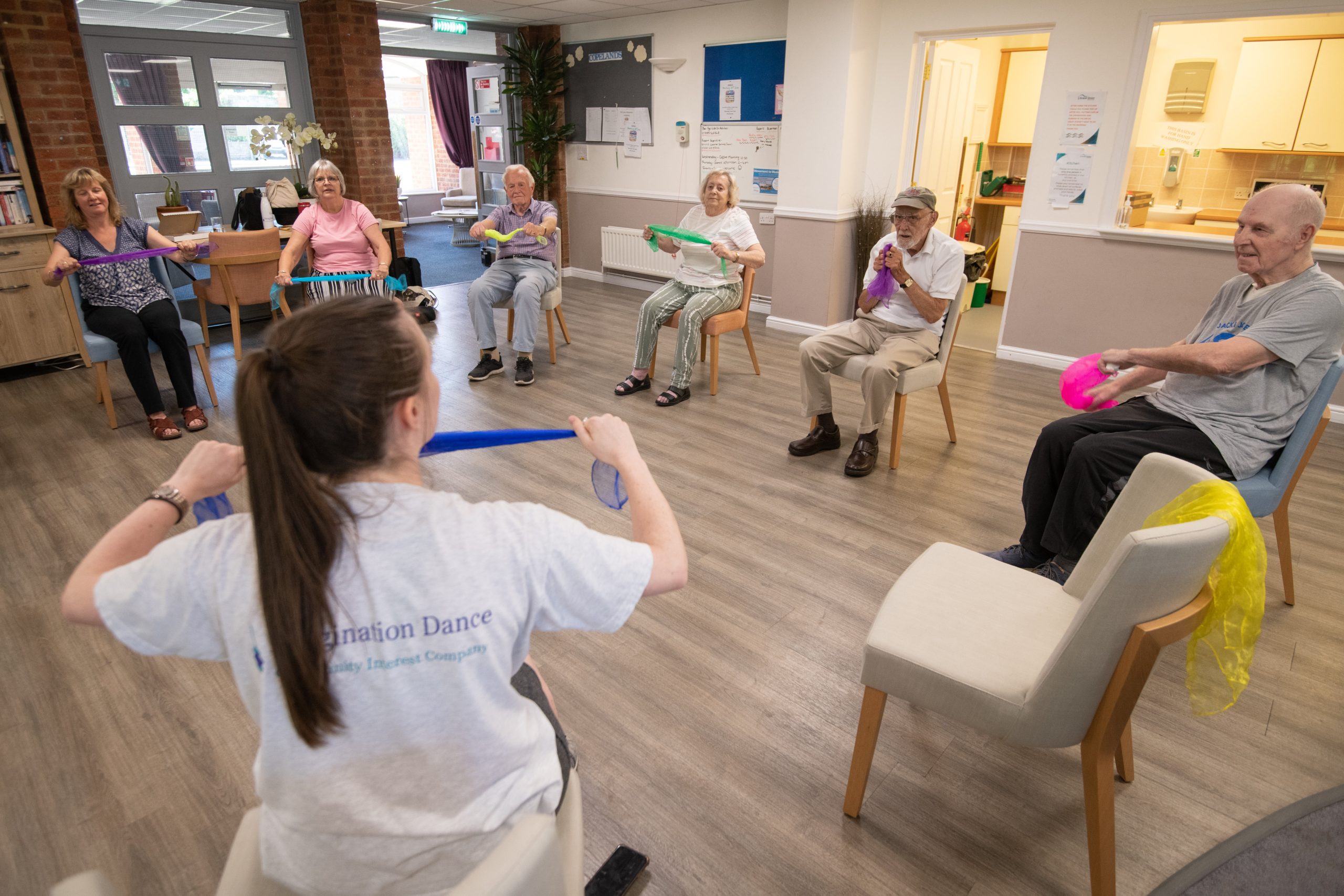 Seated exercise class in Biggleswade