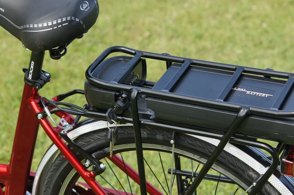An electric bike battery