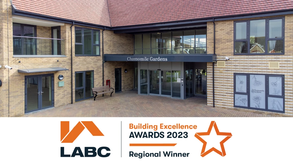 Chamomile Gardens - Regional winner at the LABC Building Excellence Awards 2023